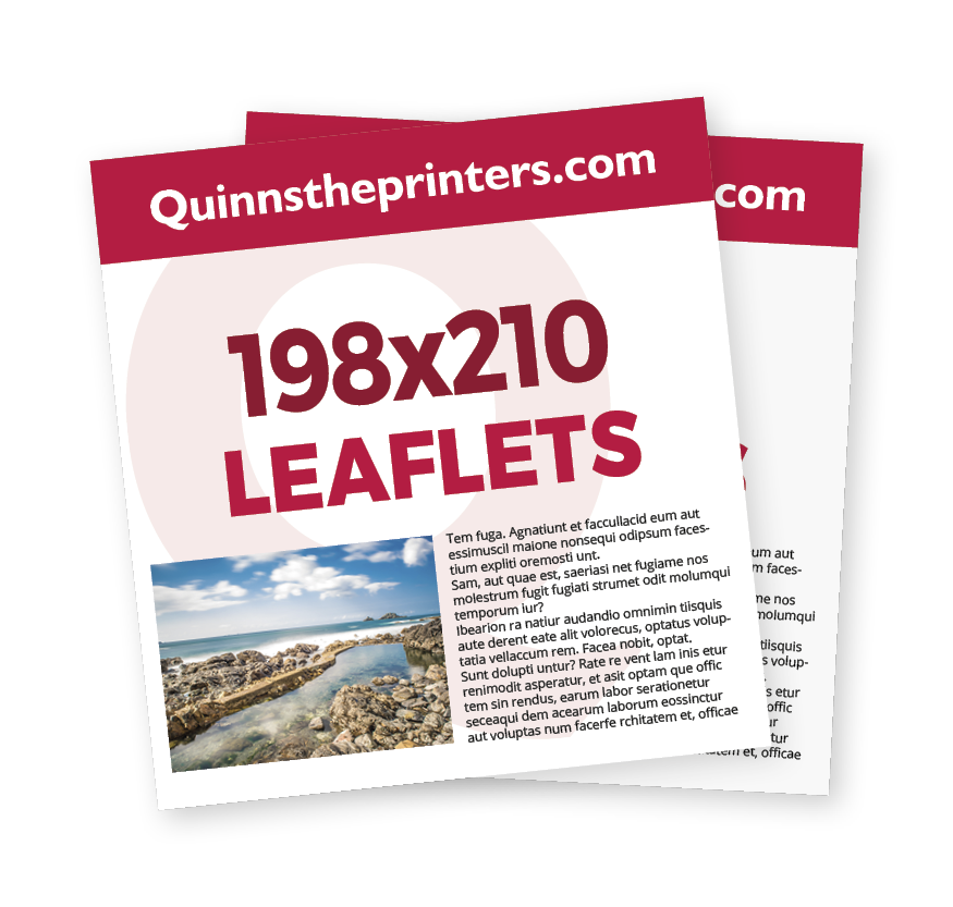198x210 Leaflet Printing